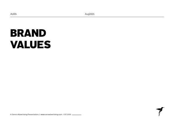 Aura Brand values chapter