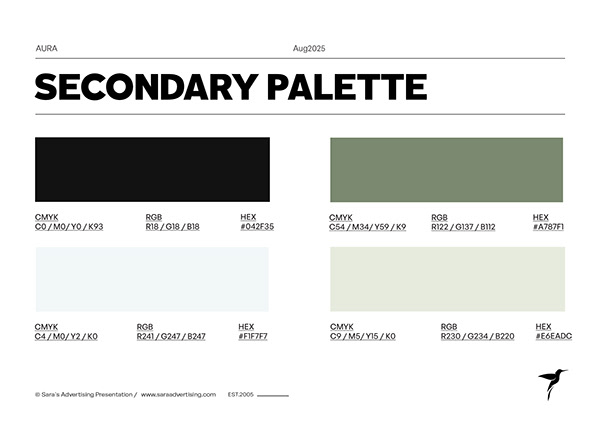 Aura Secondary neutral colours
