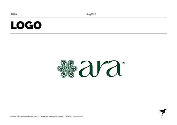 Aura Green identity lockup
