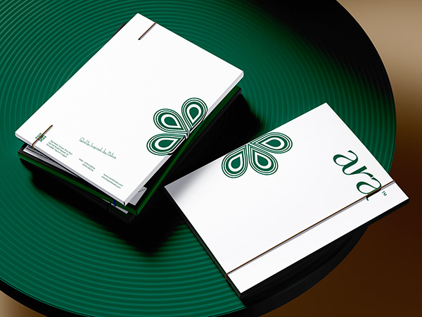 Aura Business cards in context